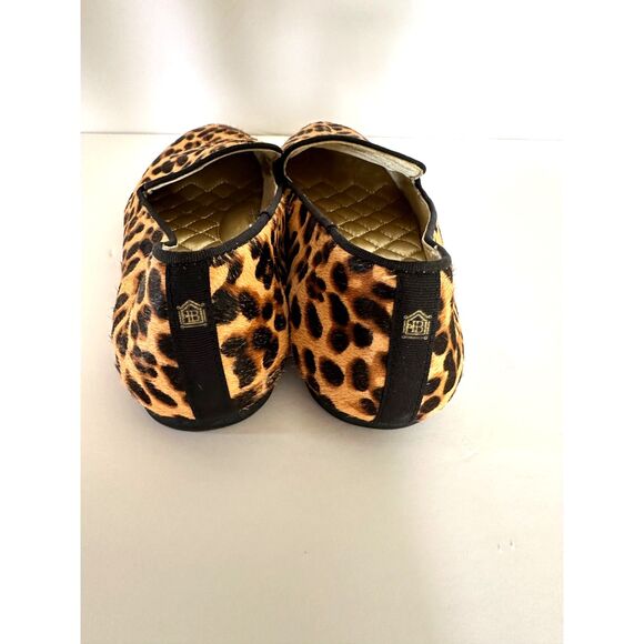 Birdies Starling Loafer Flats Size 7 Cheetah Animal Genuine Calf Hair - Picture 6 of 9